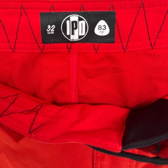 IPD Huntington Beach OC Jr Lifeguard Mens 32 Red Board Shorts 83 Style Swim - Picture 12 of 12
